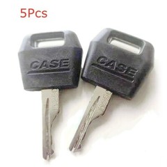 set of 5 Ignition key for Case Tractor BACKHOE LOADER Dozer Skid Steer Combine