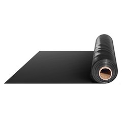 Uimoso 10Mil Plastic Sheeting Roll 20 x 100 FT Heavy Duty Polyethylene Black