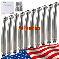NSK PANA MAX Style Dental High Speed Handpiece Push Button 4Hole Clean Head BURR