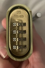 Master Resettable Zinc DieCast Combination Padlock # 175D 2″