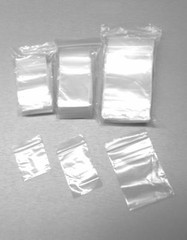 300 2Mil Clear Bags Assortment Reclosable Zip Seal Bags 3 Sizes 2×2 2×3 3×4 100@