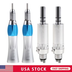 Yabang Dental Slow Low Speed Handpiece Straight Nosecone Air Motor 4Holes