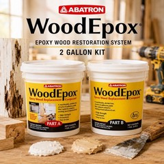 Abatron WoodEpox WE2GKR Epoxy Wood Restoration System 2 Gallon Kit