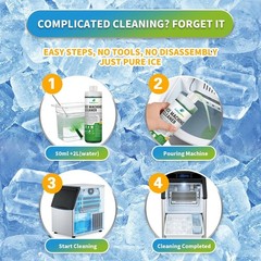 Odorless Ice Maker Cleaner and Descaler – 16 Fl Oz – Compatible with All Brands
