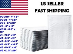 POLY BUBBLE MAILERS SELF SEAL SHIPPING MAILING PADDED BAGS ENVELOPES ANY SIZE