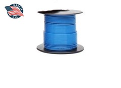 25ft Mil-Spec high temperature wire cable 16 Gauge BLUE Tefzel M22759/16-16-6