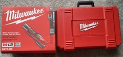 New Milwaukee M12 Force Logic Press Tool Case Only 2473-20 Unused Hard Carry Box