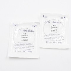Dental Ortho Archwires Reverse Curve Niti Round Wires With Constant Elasticit