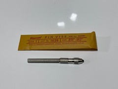 NEW Starrett Tools USA 162B Pin Vise, 0.030-0.062 In., Knurled, Nickel Plated