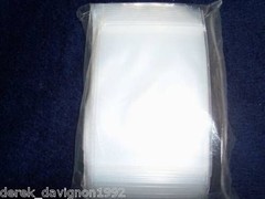 100 3″x4″ small recloseable zip bags 2mil