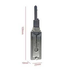 Key Decoder 2 In 1 Portable Lock Picking Set Hook And Pickup Tool Kit Ergonomic
