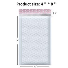 4×8（4×7） Poly Bubble Mailers Shipping Mailing Padded Bags Envelopes Self Seal