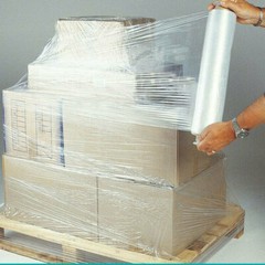 Pallet Stretch and Shrink Wrap 18in x 1500ft 80 Gauge Heavy Duty Film
