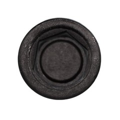 100 Pcs Hex Washer Head Sems Screw Size 6.3-1.81 x Length 20mm Black Polyseal