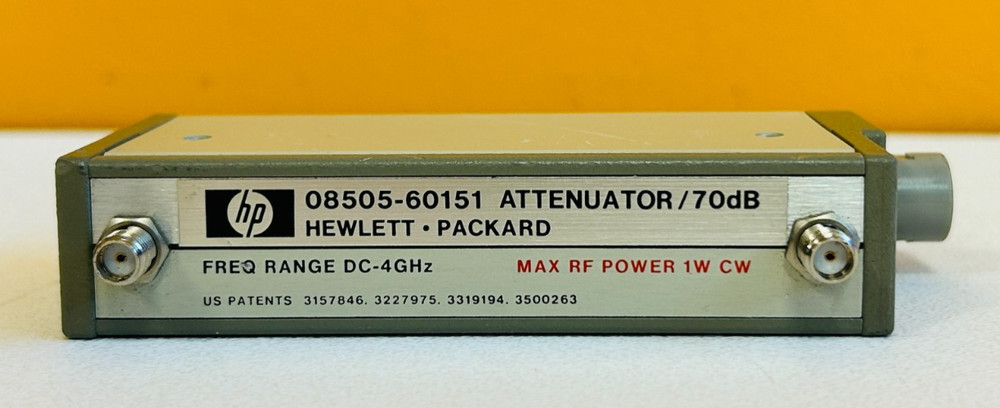 HP Agilent 08505-60151 DC to 4 GHz, 70 dB, Programmable Step Attenuator. Tested!