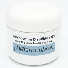 2 oz 57g MICROLUBROL MOLYBDENUM DISULFIDE Moly MoS2 Powder SUPER FINE 1-2 micron