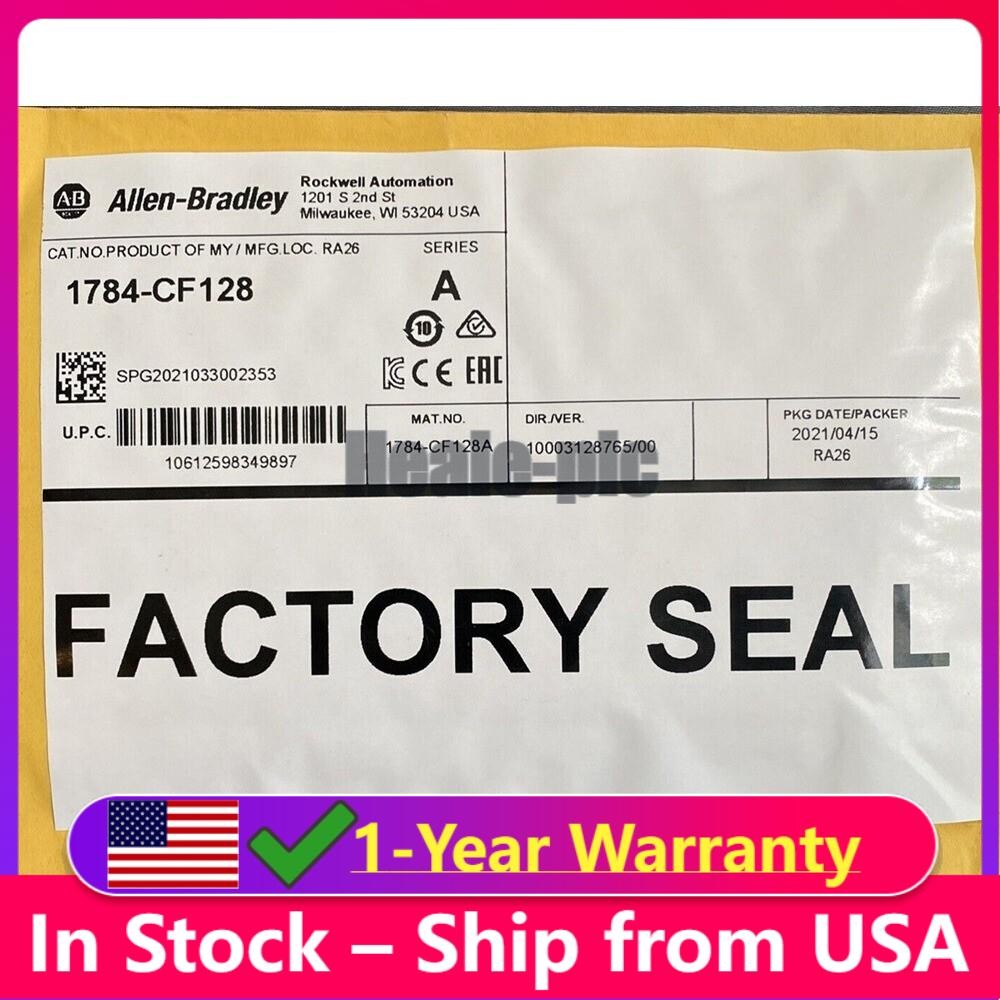 NEW Factory Sealed Allen Bradley 1784-CF128 Compact Flash Memory Card 1784CF128