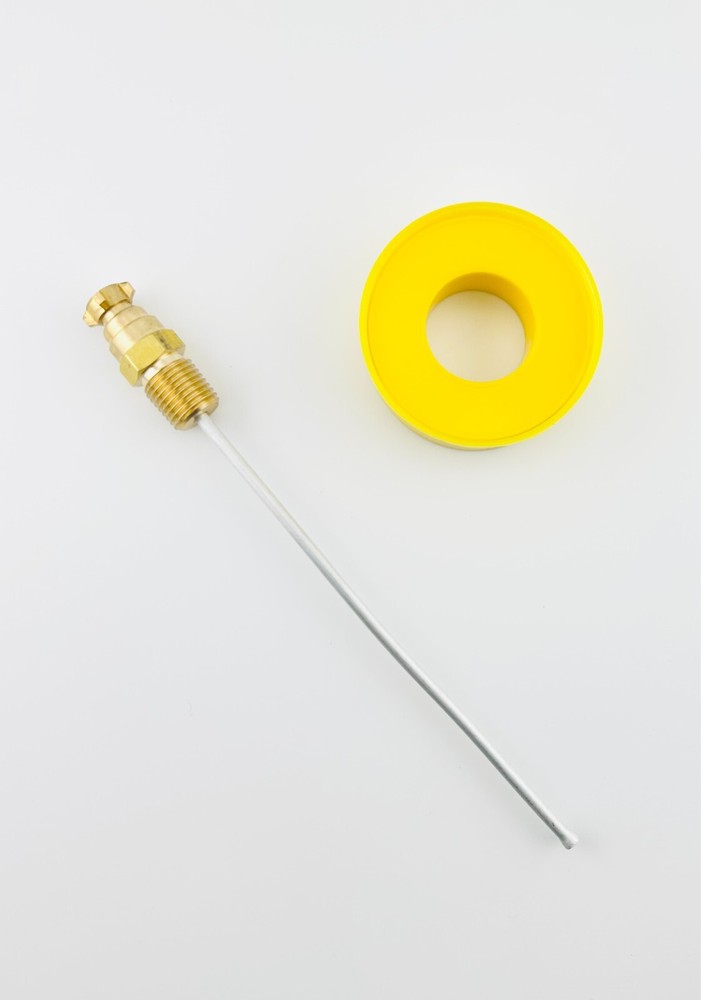33.5LB FORKLIFT PROPANE TANK BLEEDER VALVE DIP TUBE VENT BLEED ALUMINUM STEEL