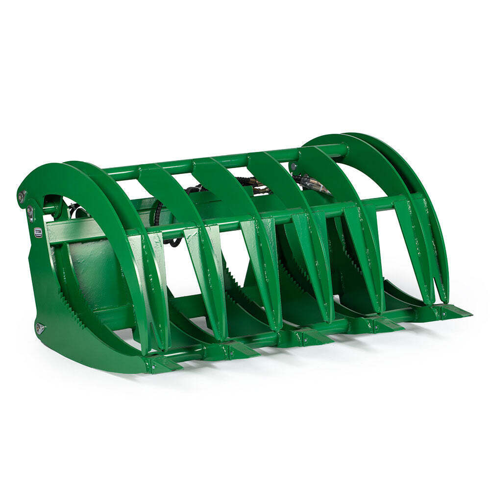 Titan Attachments 60″ HD Root Grapple Rake Attachment Fits John Deere Hook & Pin