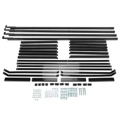 4 Pack Black Cargo Shipping Container Shelving Shelf Brackets Universal Fitment