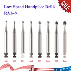 Dental Round Latch Carbide Burs RA 1 2 3 4 5 6 7 8 SANDENT Fit Slow Low Speed