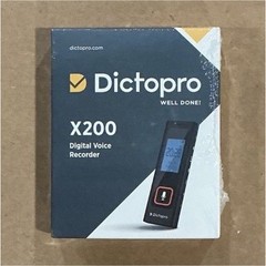 Dictopro X200 Digital Voice Recorder Voice Activated MP3 Player USB Flash Memory