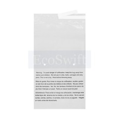 20 19×24 Self Seal Suffocation Warning Clear Poly Bags 1.5 mil Free Shipping