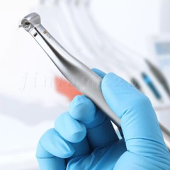 Dental 1:5 Increasing Contra Angle LED Optic Handpiece Fit NSK Electric Motor KV