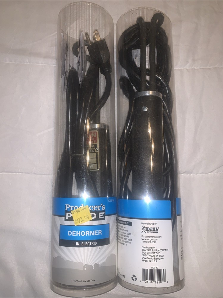 2 Producers Pride 1″ Electric Dehorner 260w 110v Plug-In 1019759. New E