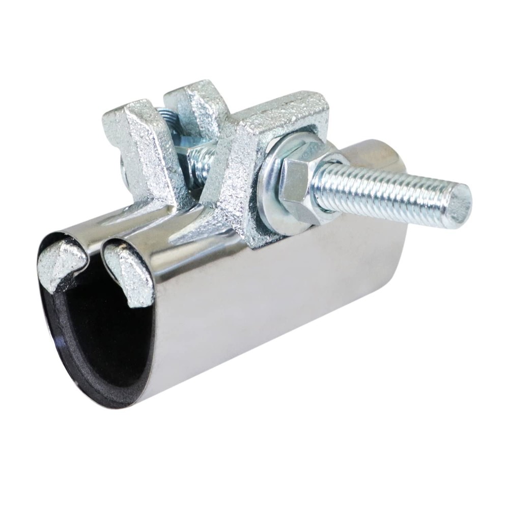 3/4 in. x 3 in. Long 1-Bolt IPS Pipe Repair Clamp, Stainless Steel