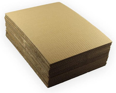 10 8.5X11 Corrugated Cardboard Filler Inserts Sheet Pads 1/16″ Thick 8.5 x 11
