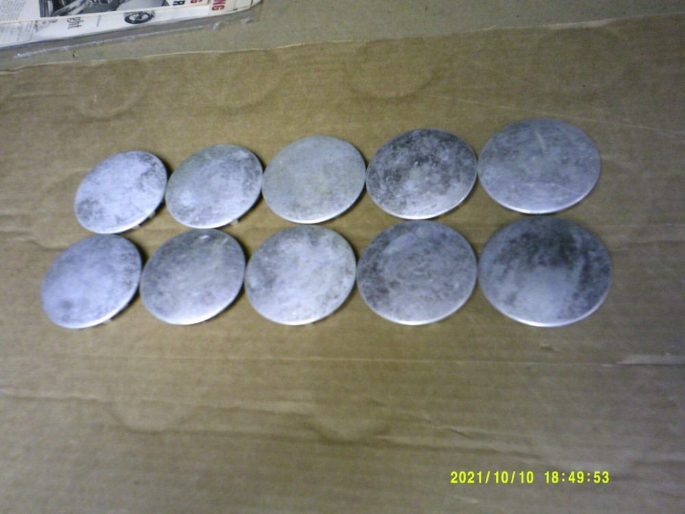 10 Snap in Metal Hole Plugs 2″ Car Marine Truck Made In U.S.A.