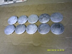 10 Snap in Metal Hole Plugs 2″ Car Marine Truck Made In U.S.A.