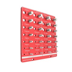 Nut and Bolt Thread Checker 28 Thread Identifier Gauge Inch and Metric Screw
