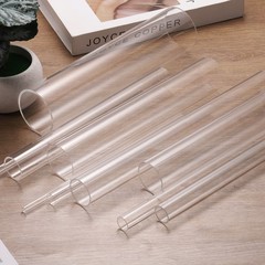 Clear Rigid Acrylic Pipe 93mm ID x 100mm OD 4″ Round Clear Plastic Tube