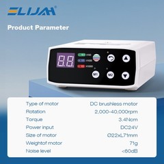 NSK Style Dental Brushless LED Electric Micro Motor 1:1/1:5 Increasing Handpiece