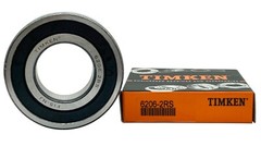10PACK TIMKEN 6206-2RS 30X62X16MM Double Rubber Seal Bearings USA Brand 6206RS