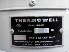 * Thermowell C3AM Round Bottom 125 mL Heating Mantle