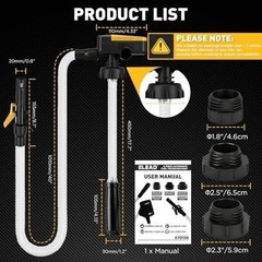 Battery-powered Fuel Transfer Pump – 3.2 Gpm No Spill New Version (yellow)
