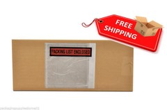 100- 4.5 x 5.5 Packing List Envelopes 4 1/2 x 5 1/2″ Invoice Slip Enclosed Pouch