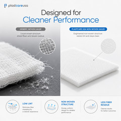 2×2 Dental Gauze Pads, Squares for First Aid Sponges, Non Woven Medical Wipes