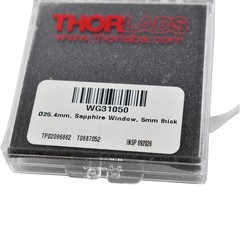 NEW Thorlabs WG31050 25.4mm 1 inch Uncoated Sapphire Broadband Precision Window