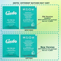 100 Pcs Flushable Wet Wipes – Travel Size, Unscented, Individually Wrapped, Idea