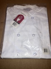 Chef Works Unisex / Men Le Mans Chef Coat, White, Large