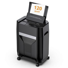 QUIETLEMON 120-Sheet Paper Shredder Cross Cut Commerical For Office Home New