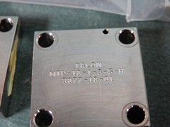 Talon C-Seal Manifold Blocks Stainless Steel MTP-18-1-3-S-H Qty 8 NOS