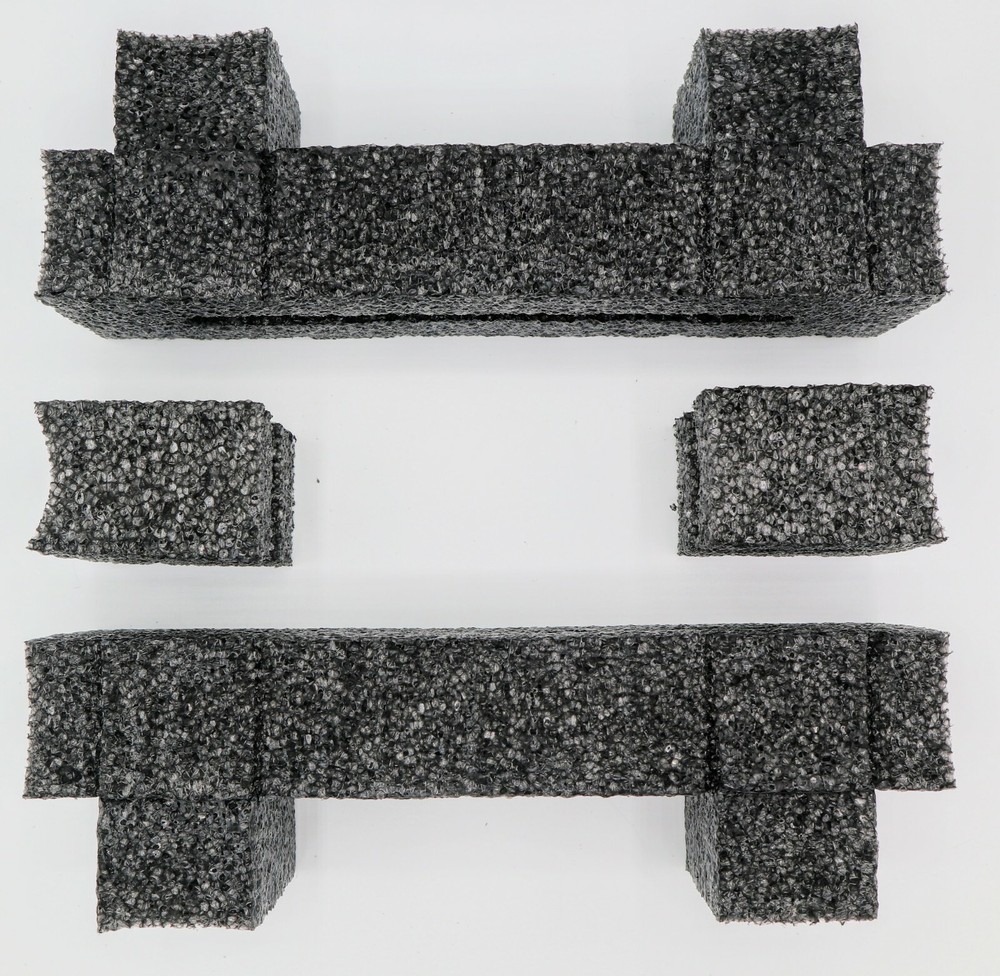 Computer Laptop Foam Inserts Only (No box) Fits 0.75 to 1 in thick, 8.75 in wide