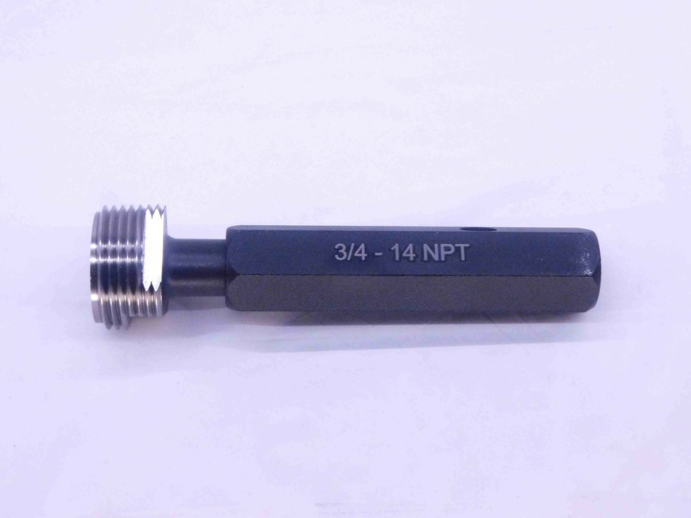 NEW 3/4 14 NPT L1 PIPE THREAD PLUG GAGE .75 .750 .7500 NATIONAL TAPER 3 STEP