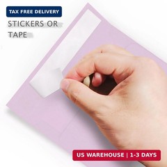 Colored Envelopes Self Seal A7 50 Pack, 10 Colors, Goefun 5.25 x 7.25 Printable