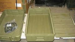 32x20x13 Aluminum Military Medical Chest Watertight Survival Bug Out Storage Box